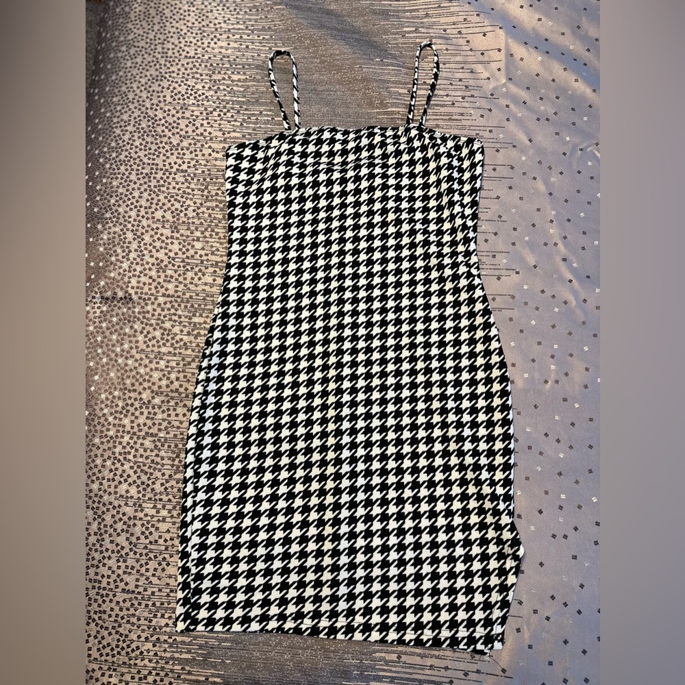 ALABAMA Houndstooth Dress M